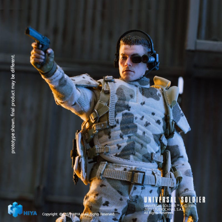HIYA TOYS - Exquisite Super Series 1/12 - Figura d'azione di Andrew Scott di Universal Soldier (1992)