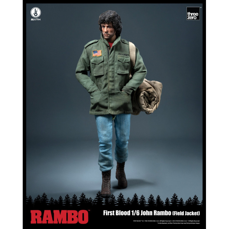 Tre Zero - Rambo I - Action figure 1/6 - John Rambo Field Jacket - 30cm