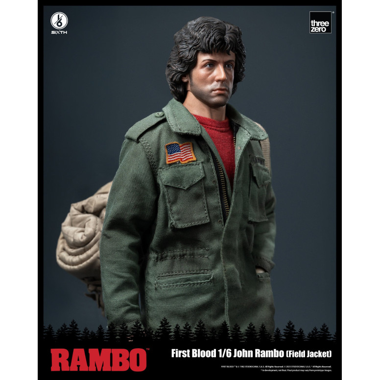 Tre Zero - Rambo I - Action figure 1/6 - John Rambo Field Jacket - 30cm