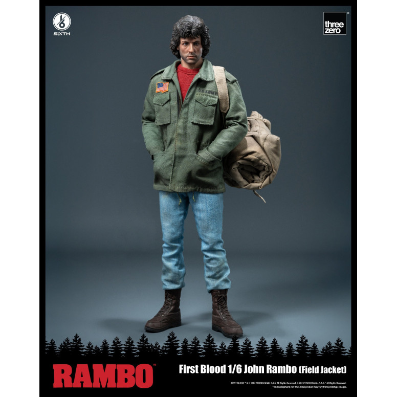 Tre Zero - Rambo I - Action figure 1/6 - John Rambo Field Jacket - 30cm