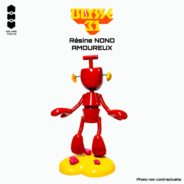 Ulisse 31 Nono Amanti in resina 15cm