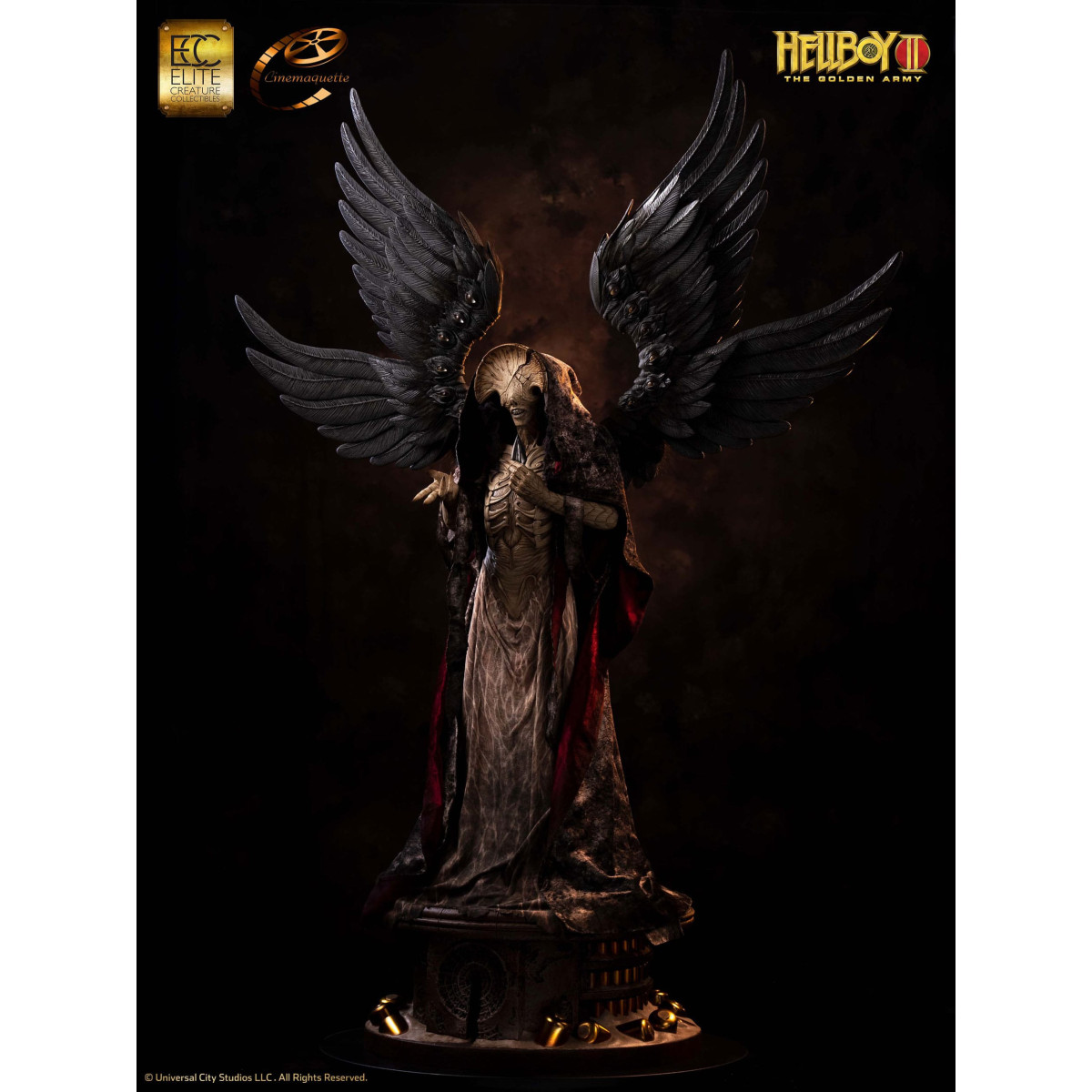 ECC Hellboy II: Le maledette Legioni d'oro statuetta Modello 1/3 Angelo della morte 136 cm