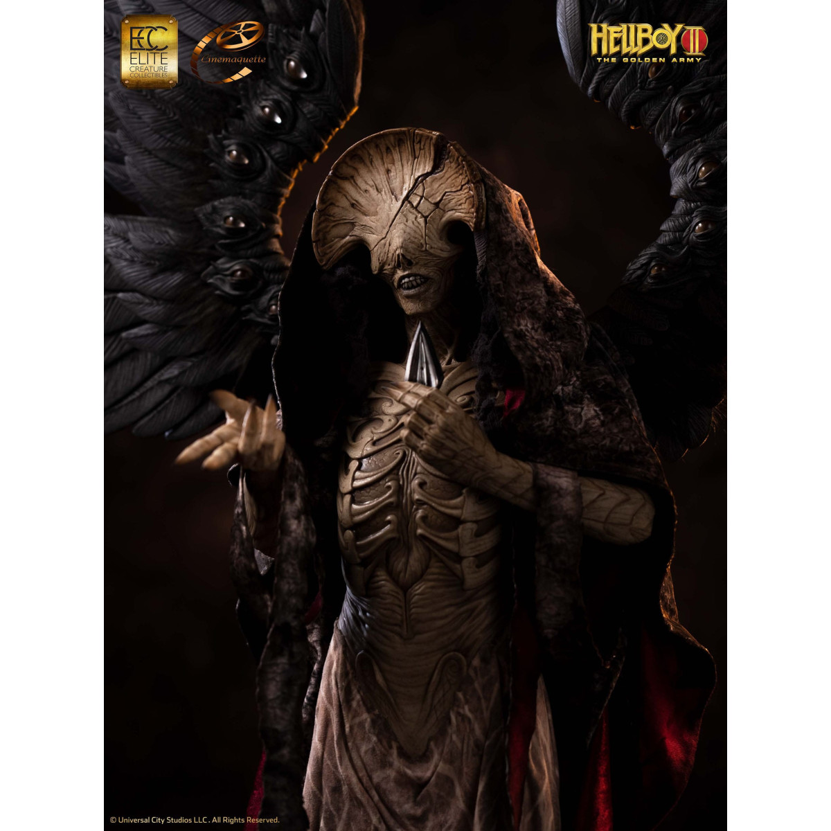 ECC Hellboy II: Le maledette Legioni d'oro statuetta Modello 1/3 Angelo della morte 136 cm