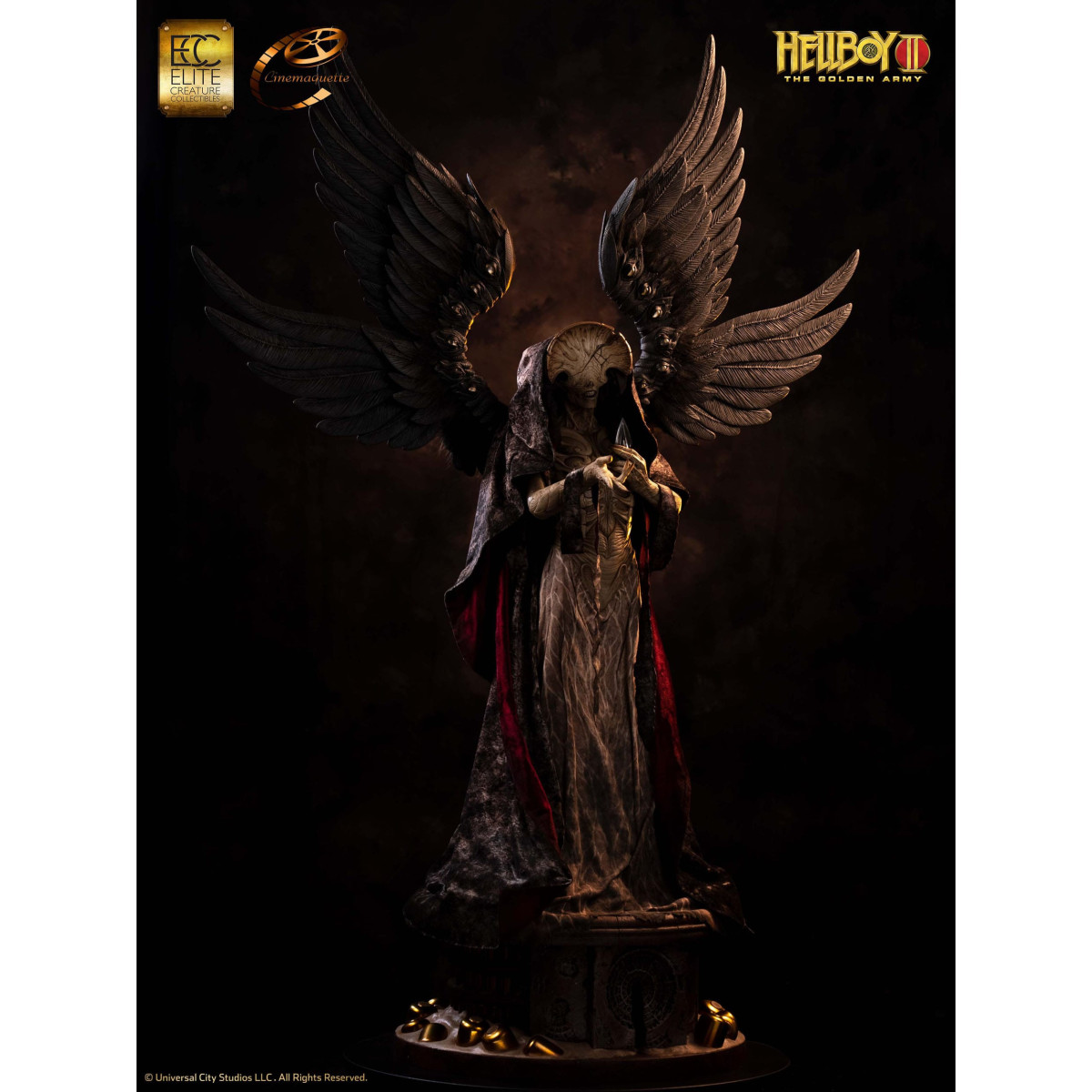 ECC Hellboy II: Le maledette Legioni d'oro statuetta Modello 1/3 Angelo della morte 136 cm
