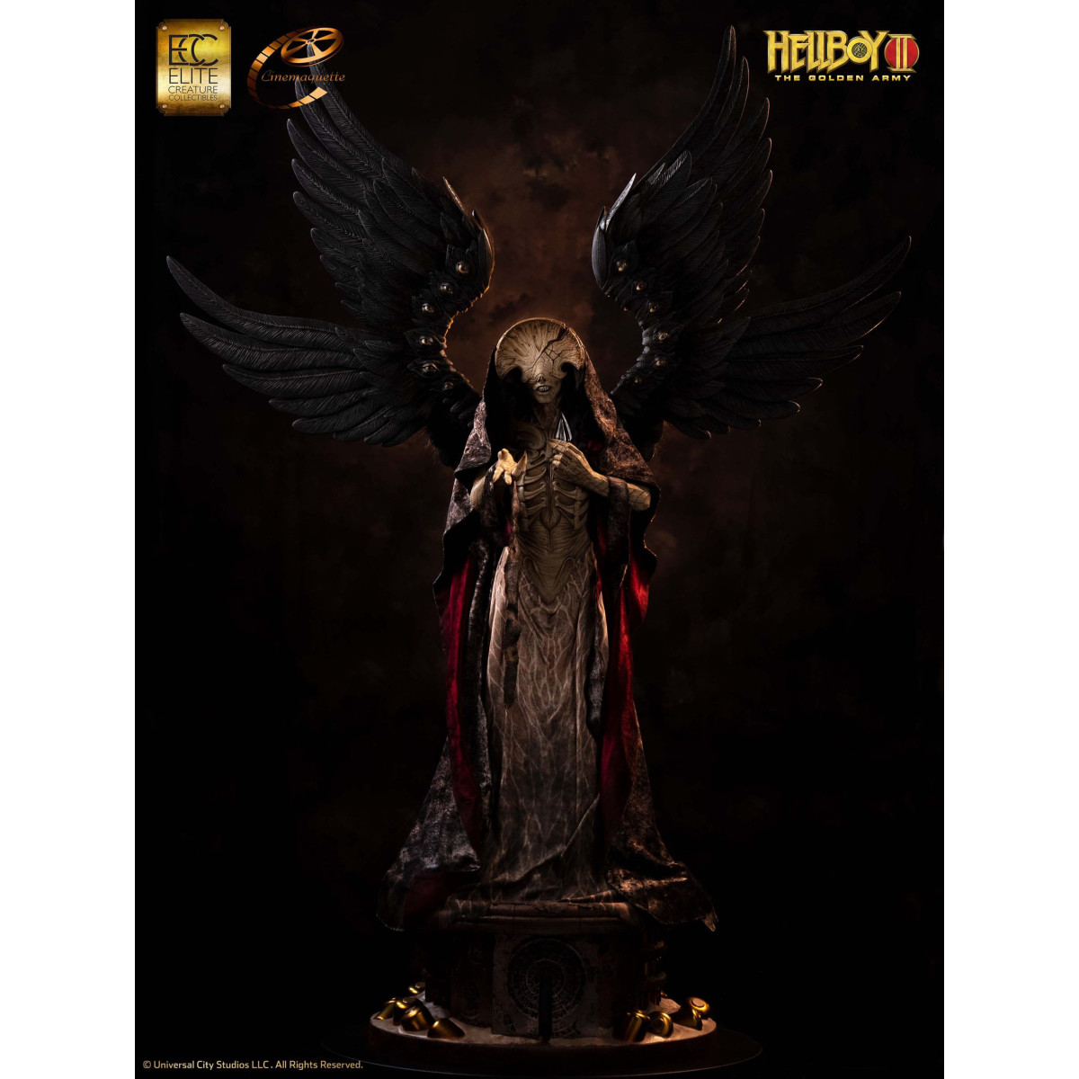 ECC Hellboy II: Le maledette Legioni d'oro statuetta Modello 1/3 Angelo della morte 136 cm