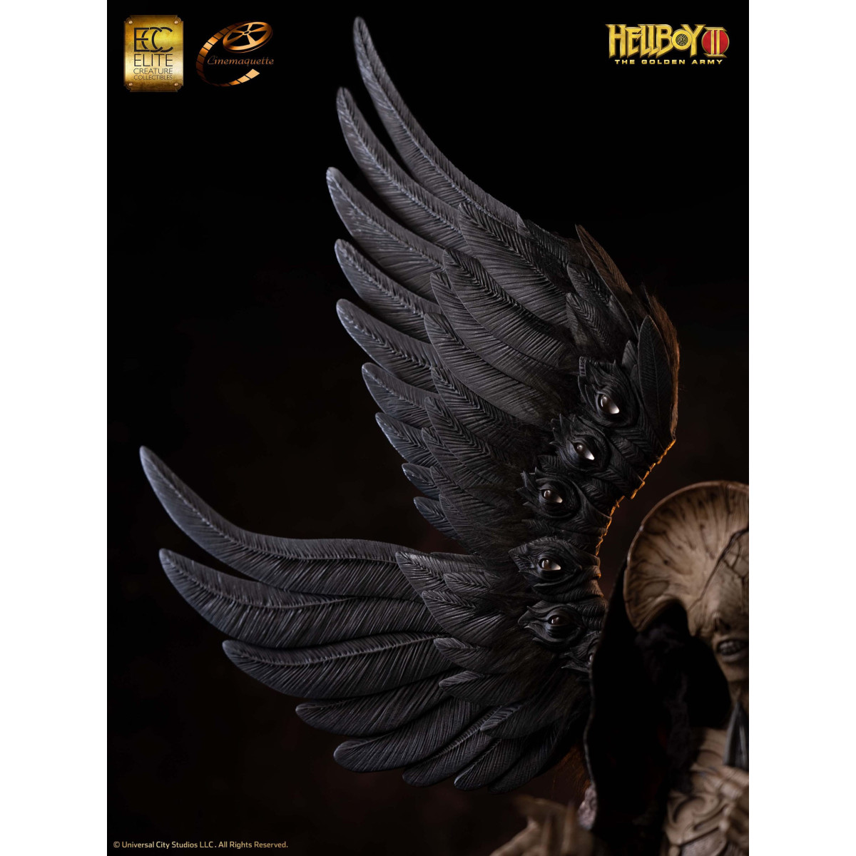 ECC Hellboy II: Le maledette Legioni d'oro statuetta Modello 1/3 Angelo della morte 136 cm