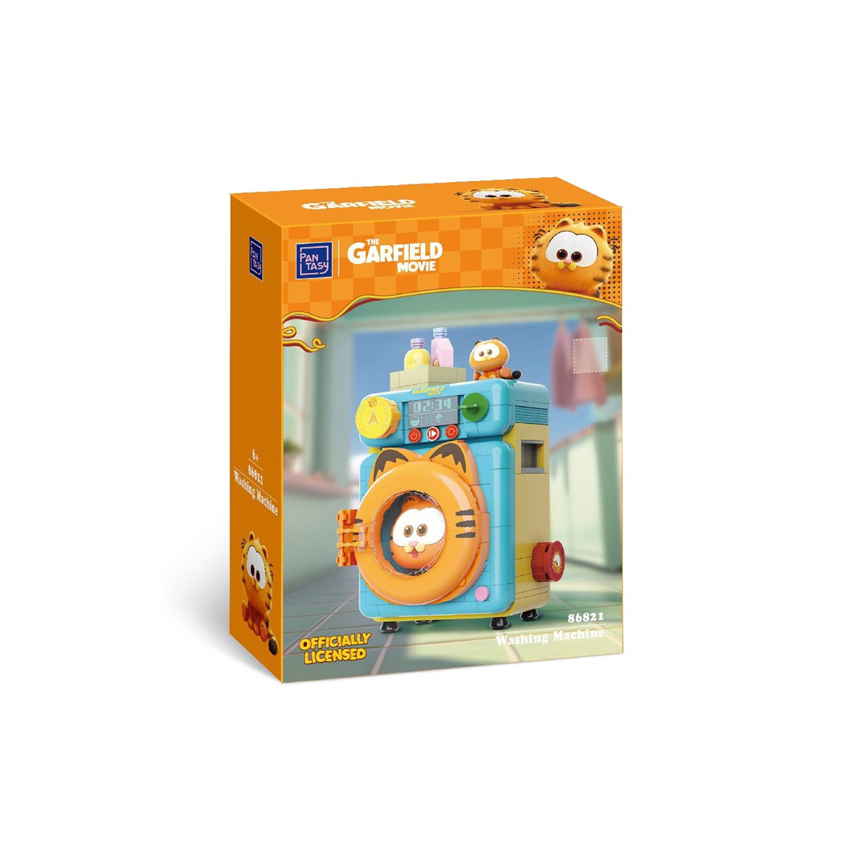 Pantasy - Garfield Serie Macchine Fantastiche - Garfield Lavatrice (set da costruire)