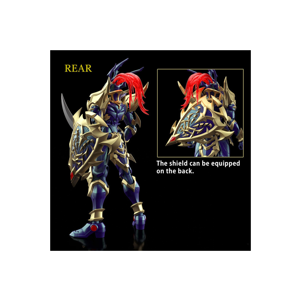 Bandai Yu Gi Oh Figure-Rise Standard Amplificato Soldato di Lustro Nero