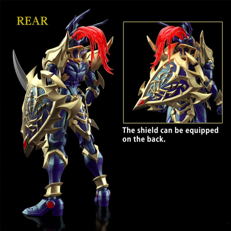 Bandai Yu Gi Oh Figure-Rise Standard Amplificato Soldato di Lustro Nero