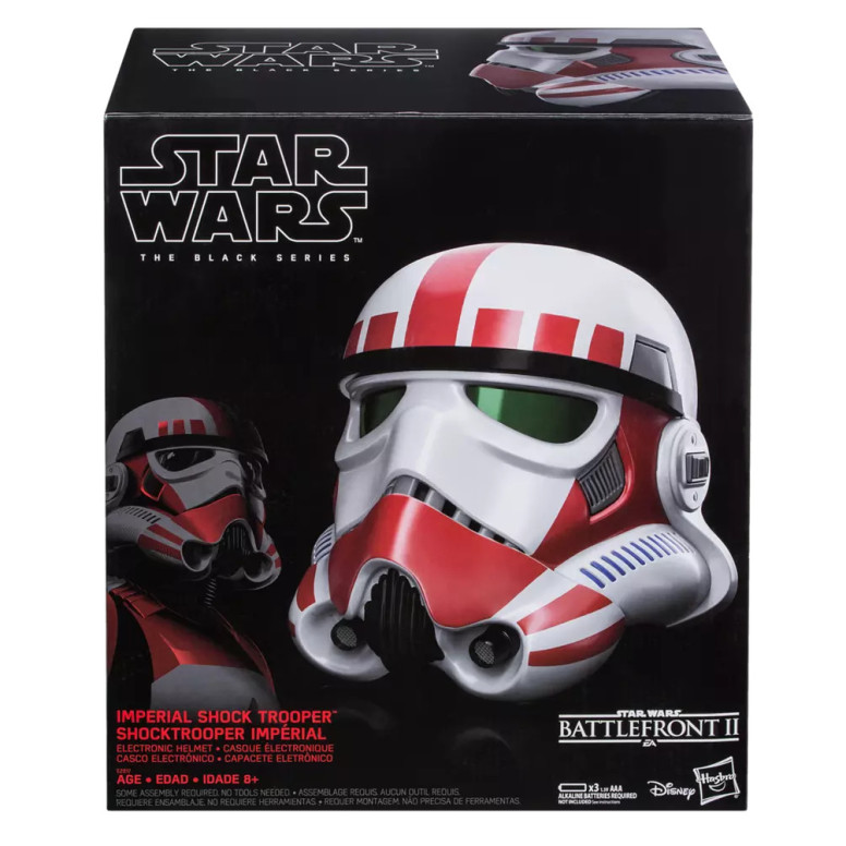Hasbro Elmetto elettronico Star War Battlefront Black Series Imperial Shock Trooper