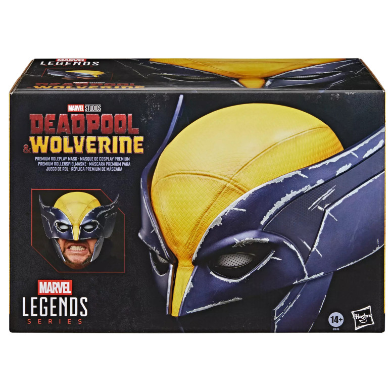 Hasbro - Replica Casco Wolverine 1/1 - Marvel Legends Casco Deadpool Vs Wolverine