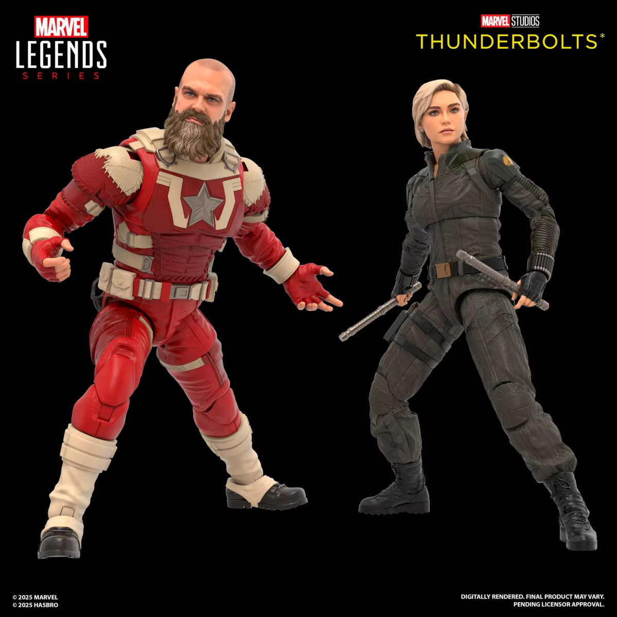 Hasbro Marvel Legends Serie Yelena Belova e Red Guardian - Thunderbolts