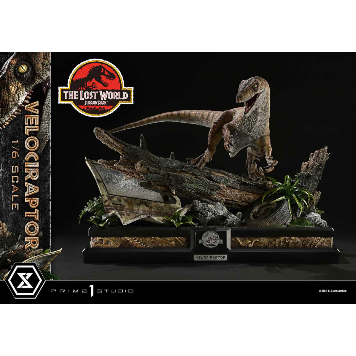 Prime 1 Studio - Jurassic Park II - statua Legacy Museum Collection 1/6 Velociraptor Versione Bonus 41 cm