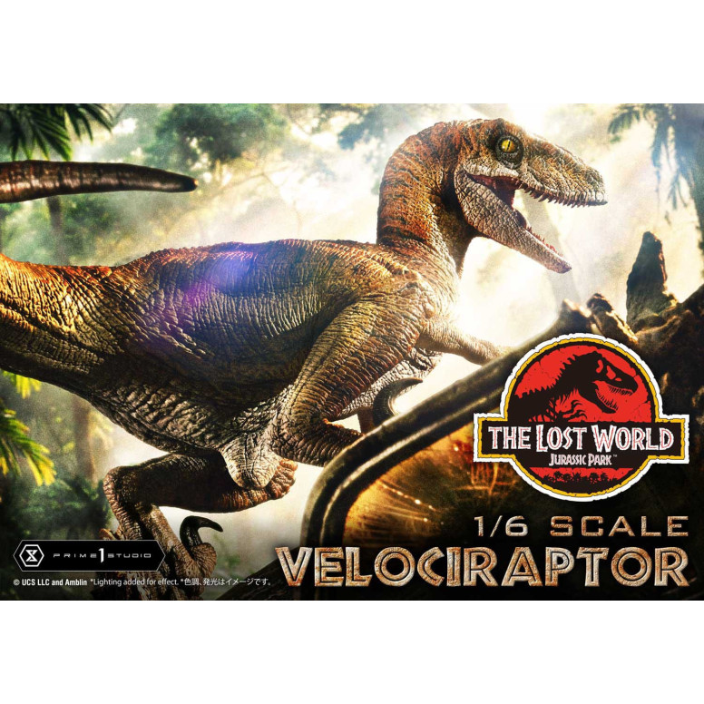 Prime 1 Studio - Jurassic Park II - statua Legacy Museum Collection 1/6 Velociraptor Versione Bonus 41 cm