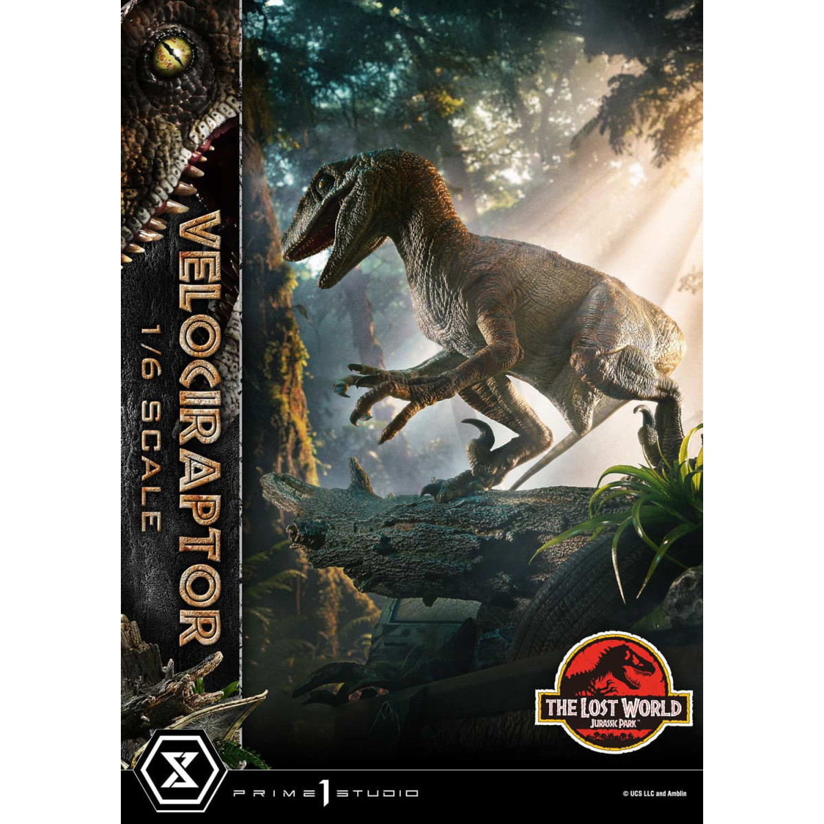 Prime 1 Studio - Jurassic Park II - statua Legacy Museum Collection 1/6 Velociraptor Versione Bonus 41 cm
