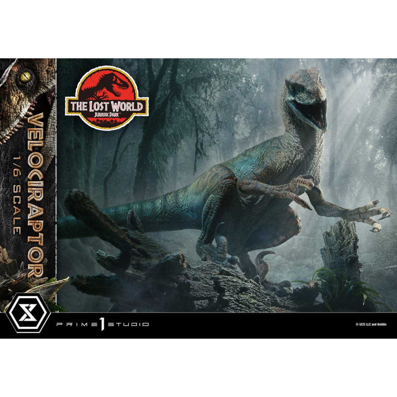 Prime 1 Studio - Jurassic Park II - statua Legacy Museum Collection 1/6 Velociraptor Versione Bonus 41 cm