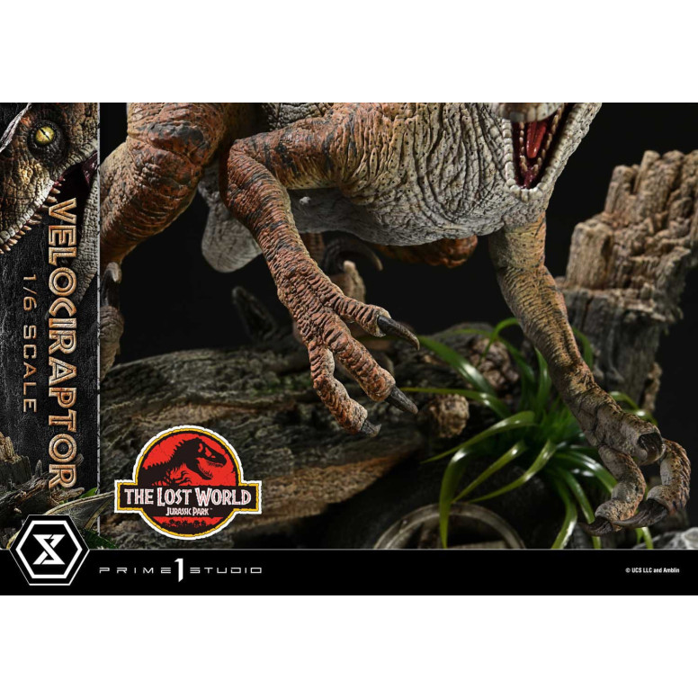 Prime 1 Studio - Jurassic Park II - statua Legacy Museum Collection 1/6 Velociraptor Versione Bonus 41 cm