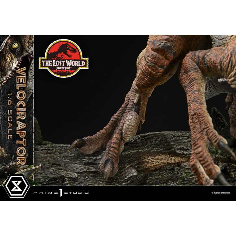 Prime 1 Studio - Jurassic Park II - statua Legacy Museum Collection 1/6 Velociraptor Versione Bonus 41 cm
