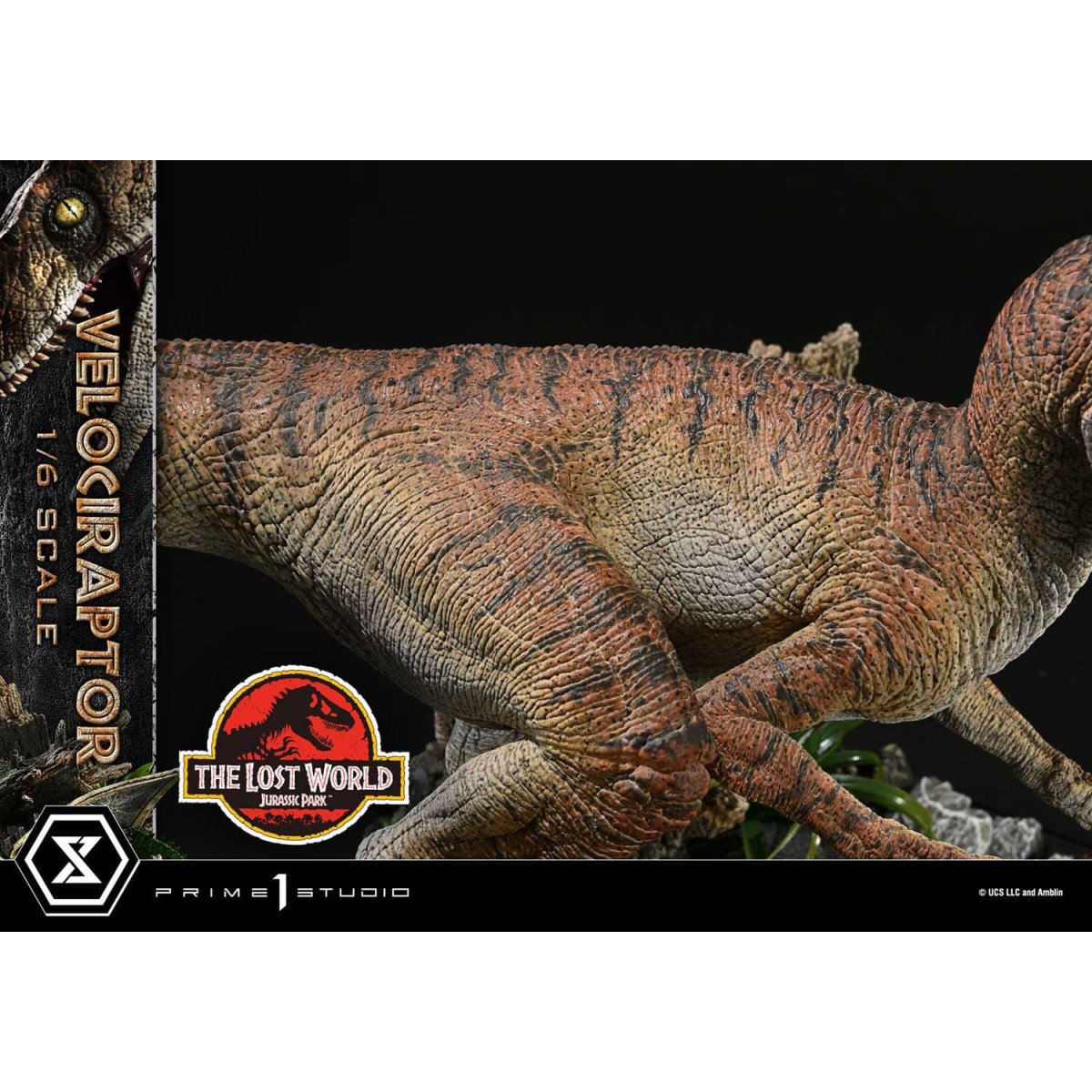 Prime 1 Studio - Jurassic Park II - statua Legacy Museum Collection 1/6 Velociraptor Versione Bonus 41 cm