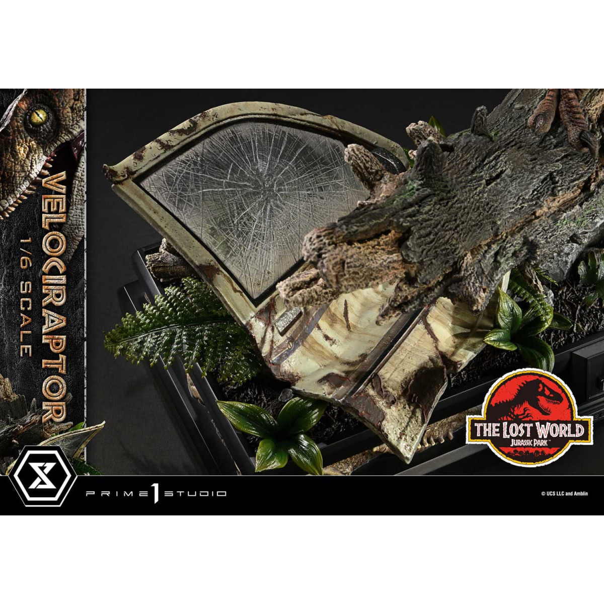 Prime 1 Studio - Jurassic Park II - statua Legacy Museum Collection 1/6 Velociraptor Versione Bonus 41 cm