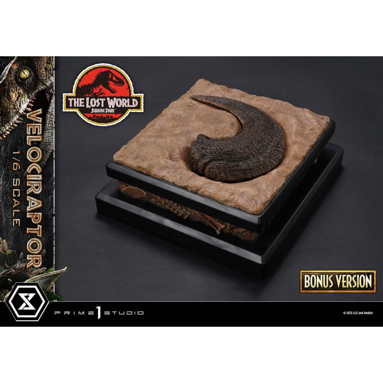 Prime 1 Studio - Jurassic Park II - statua Legacy Museum Collection 1/6 Velociraptor Versione Bonus 41 cm