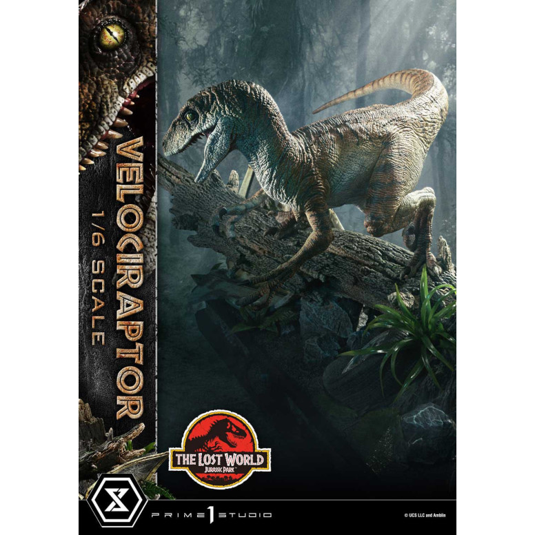 Prime 1 Studio - Jurassic Park II - statua Legacy Museum Collection 1/6 Velociraptor Versione Bonus 41 cm