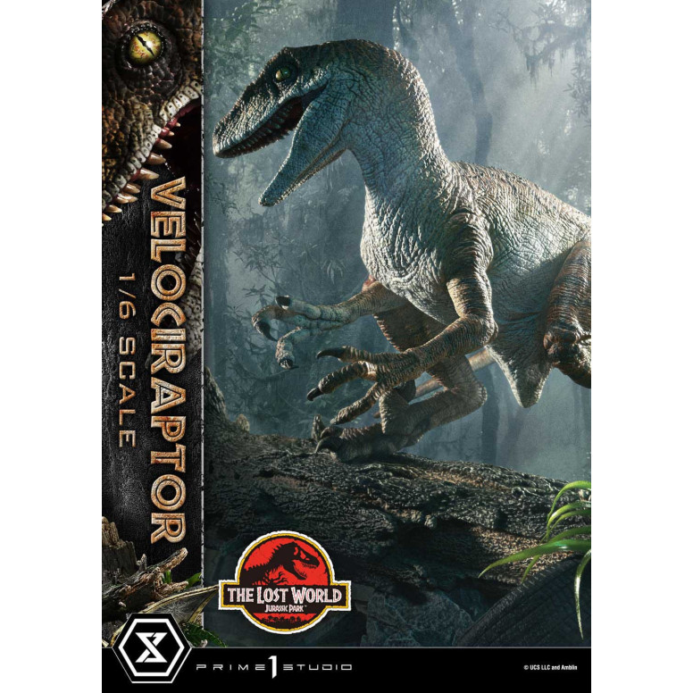 Prime 1 Studio - Jurassic Park II - statua Legacy Museum Collection 1/6 Velociraptor Versione Bonus 41 cm