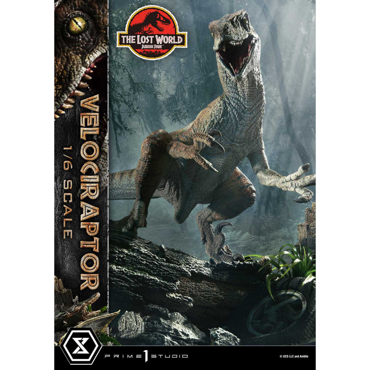 Prime 1 Studio - Jurassic Park II - statua Legacy Museum Collection 1/6 Velociraptor Versione Bonus 41 cm