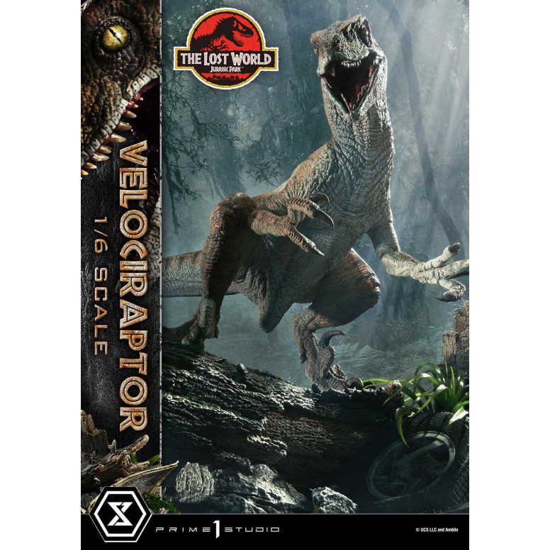Prime 1 Studio - Jurassic Park II - statua Legacy Museum Collection 1/6 Velociraptor Versione Bonus 41 cm