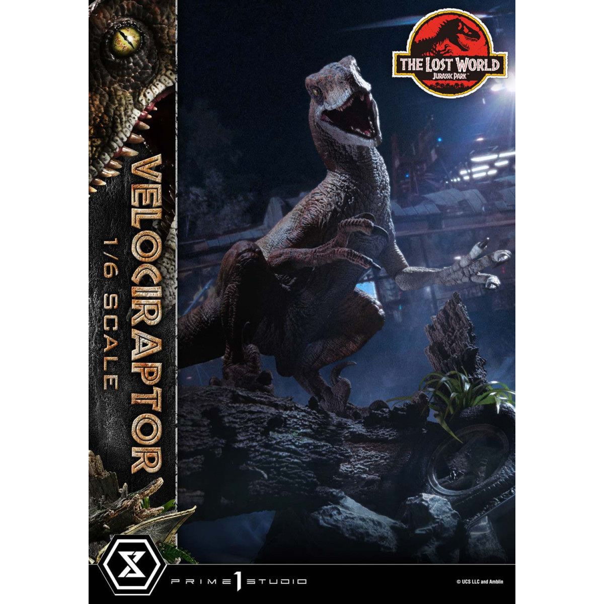 Prime 1 Studio - Jurassic Park II - statua Legacy Museum Collection 1/6 Velociraptor Versione Bonus 41 cm