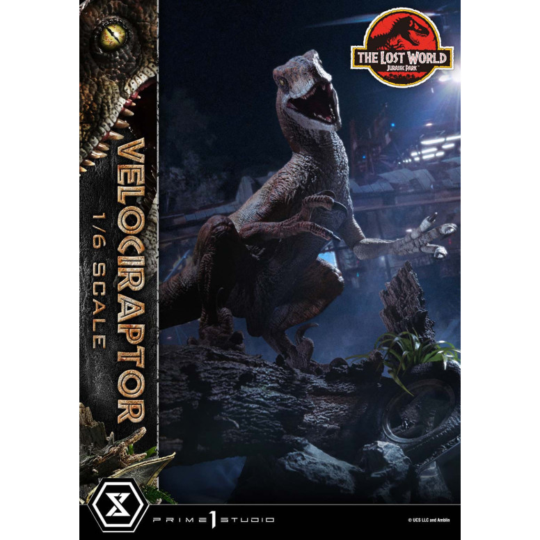 Prime 1 Studio - Jurassic Park II - statua Legacy Museum Collection 1/6 Velociraptor Versione Bonus 41 cm
