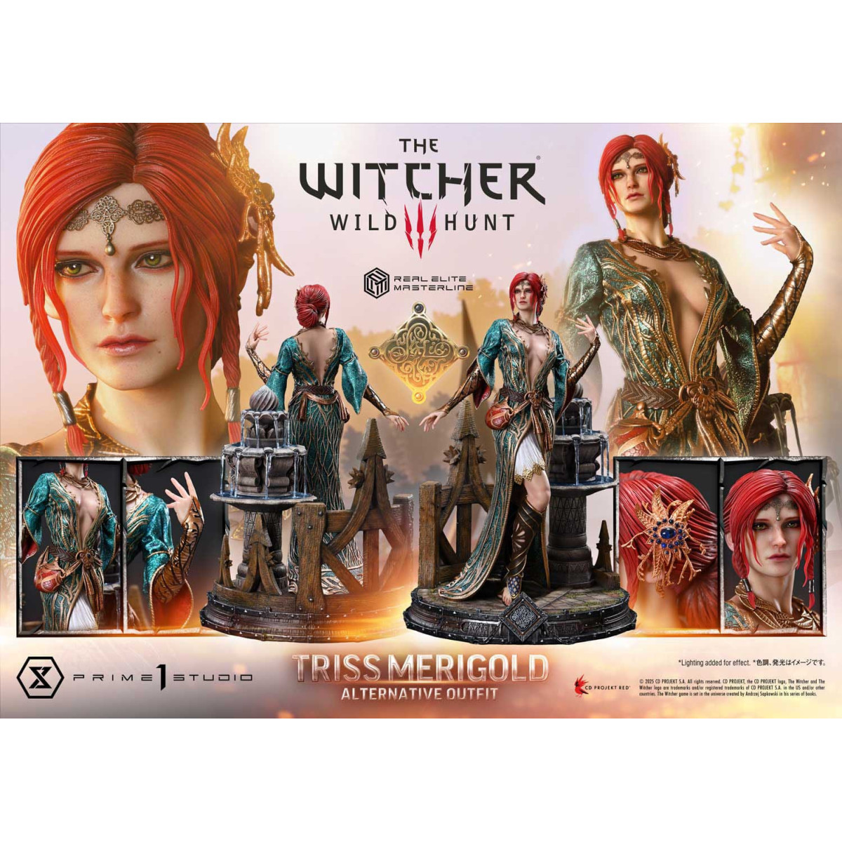 Prime 1 Studio - The Witcher 3: Caccia Selvaggia - statua 1/4 Triss Merigold Versione Bonus 52 cm