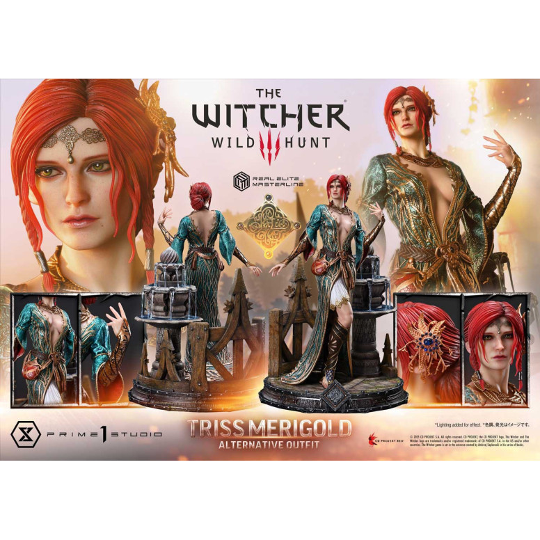Prime 1 Studio - The Witcher 3: Caccia Selvaggia - statua 1/4 Triss Merigold Versione Bonus 52 cm