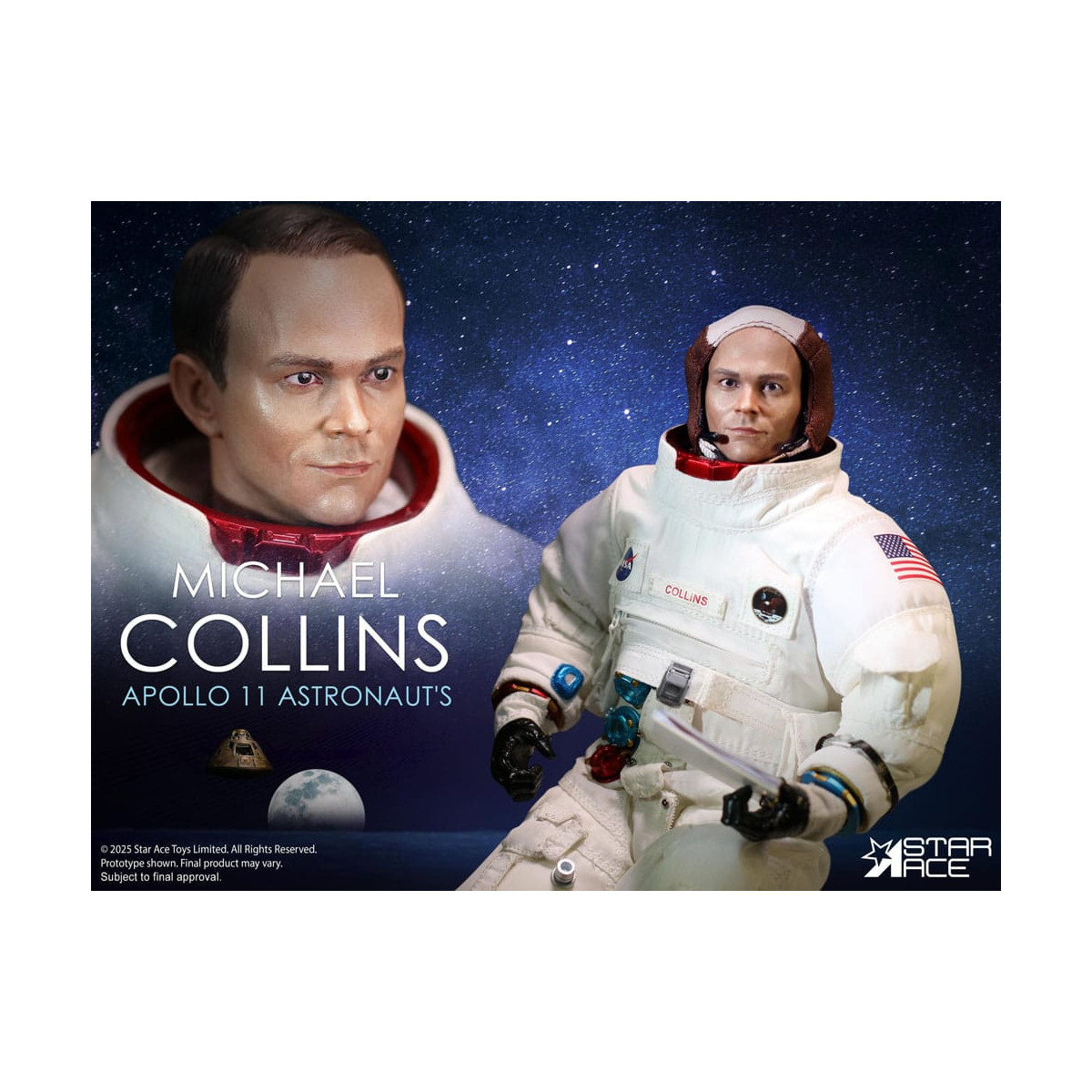 Star Ace - Apollo 11 - Michael Collins 1/6