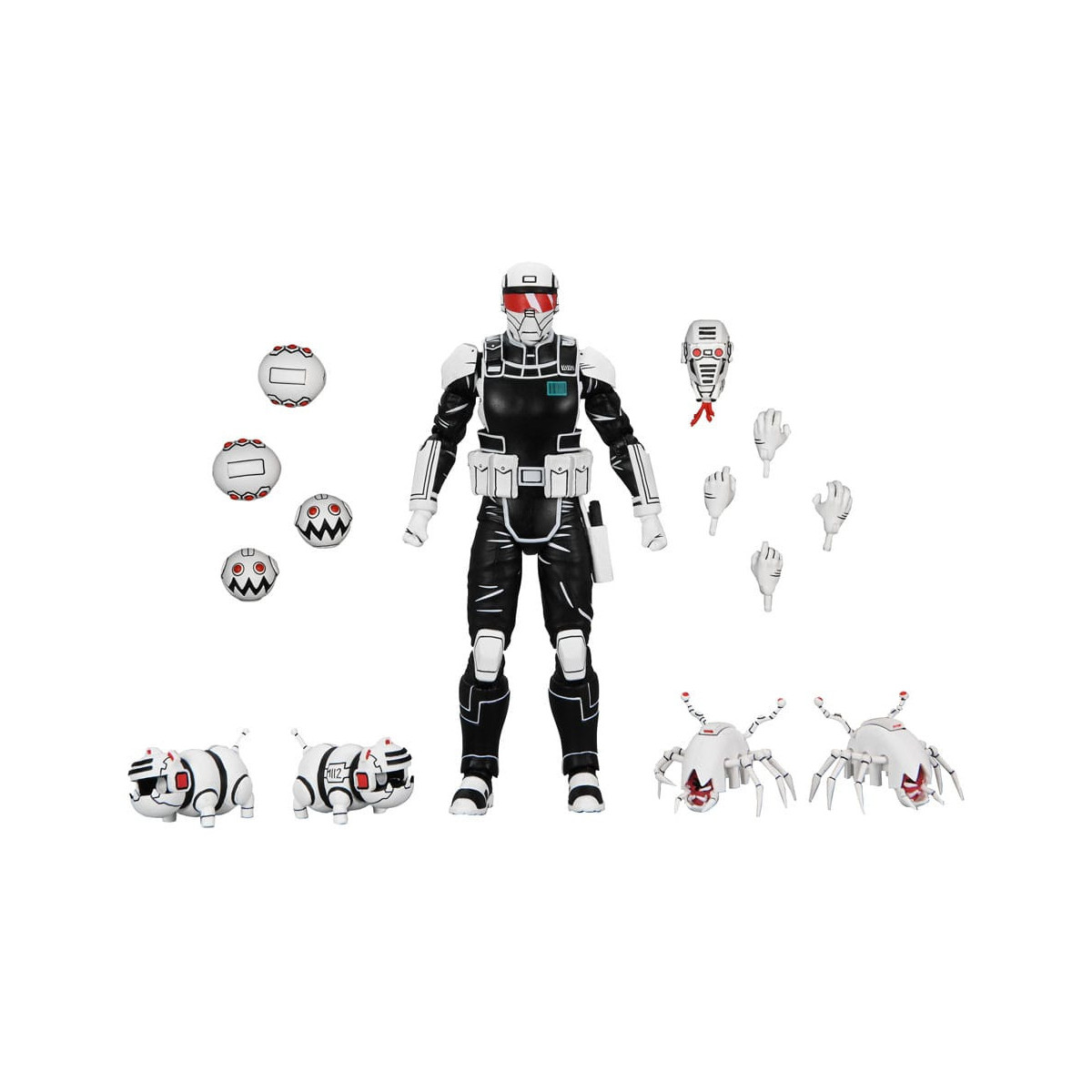 NECA - IDW Comics - Synja Commando con Mousers - L'ultimo Ronin - TMNT