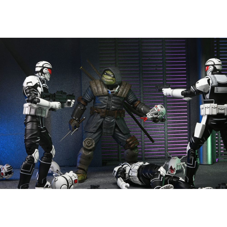 NECA - IDW Comics - Synja Commando con Mousers - L'ultimo Ronin - TMNT