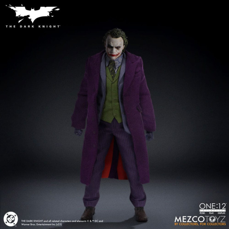 Mezco One 12 - Batman Il Cavaliere Oscuro - Il Joker - DC Comics
