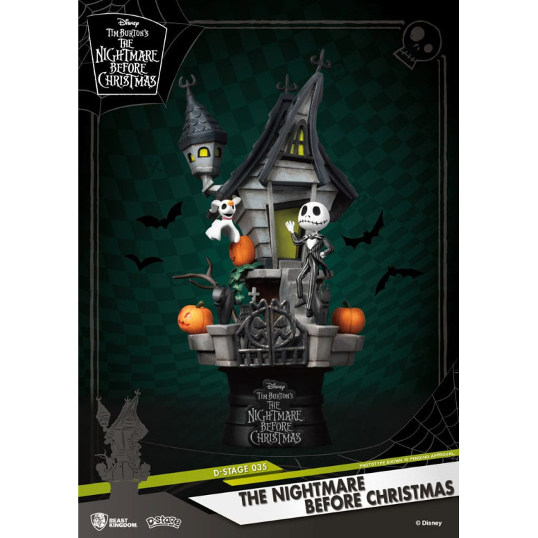 Beast Kingdom Disney - La casa stregata di Jack D-Stage - Il curioso Natale di Mr Jack