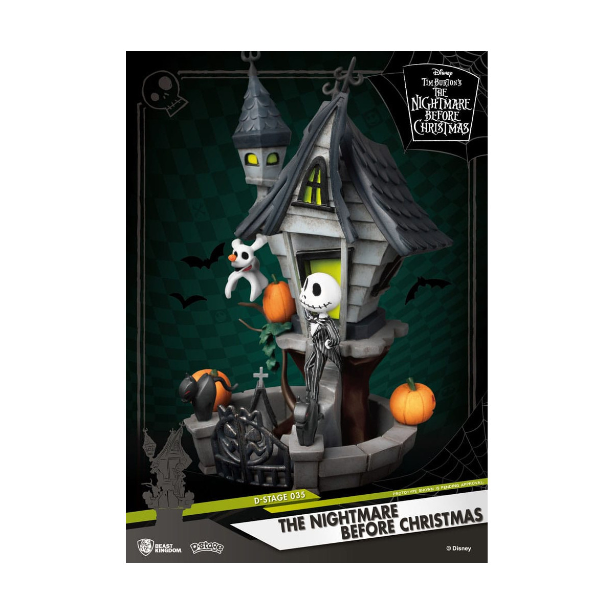 Beast Kingdom Disney - La casa stregata di Jack D-Stage - Il curioso Natale di Mr Jack