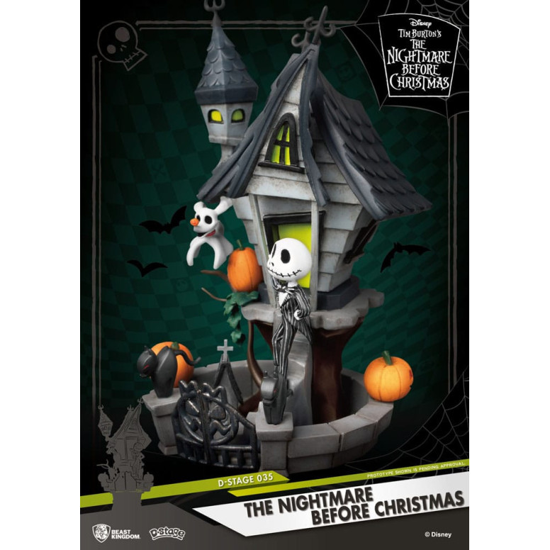 Beast Kingdom Disney - La casa stregata di Jack D-Stage - Il curioso Natale di Mr Jack