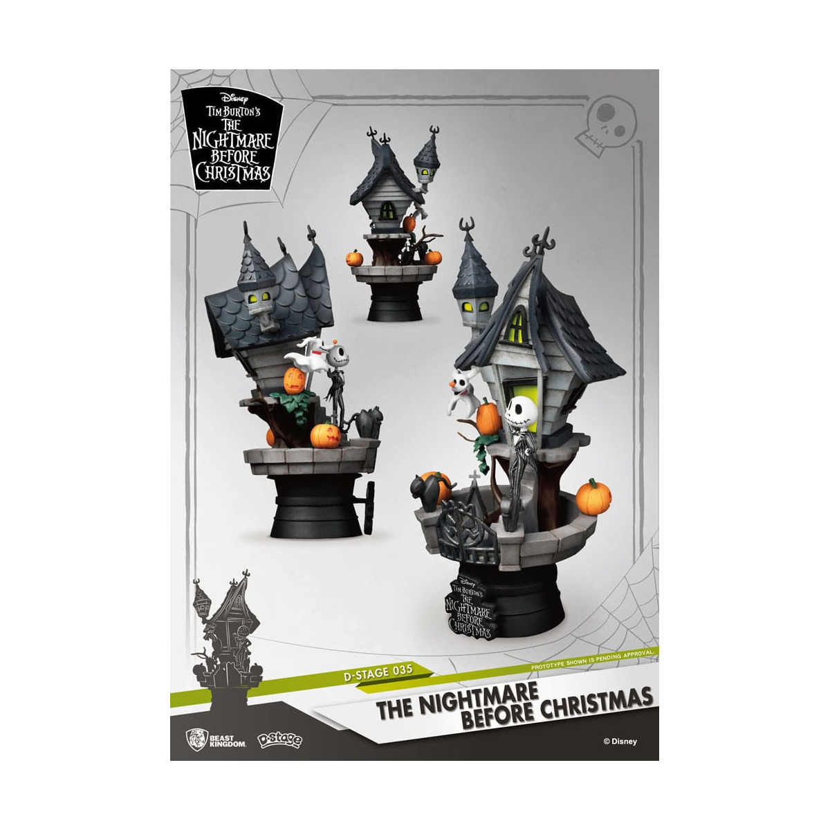 Beast Kingdom Disney - La casa stregata di Jack D-Stage - Il curioso Natale di Mr Jack