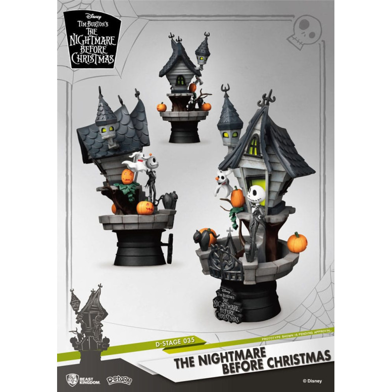 Beast Kingdom Disney - La casa stregata di Jack D-Stage - Il curioso Natale di Mr Jack