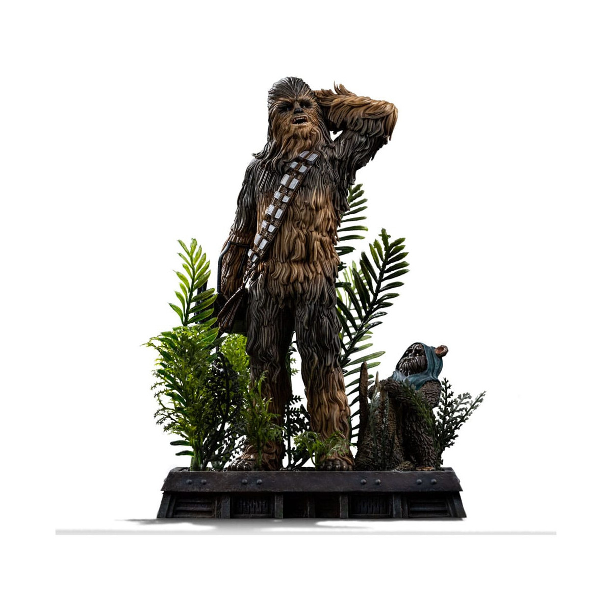 Iron Studios Star Wars - Chewbacca e Tokkat Art Scale 1/10 - Il ritorno dello Jedi