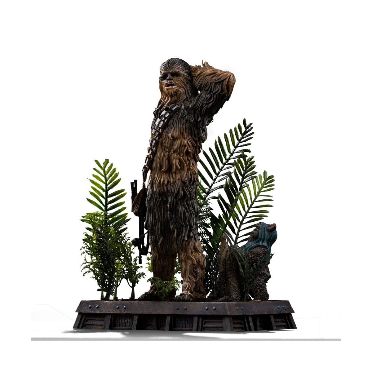 Iron Studios Star Wars - Chewbacca e Tokkat Art Scale 1/10 - Il ritorno dello Jedi