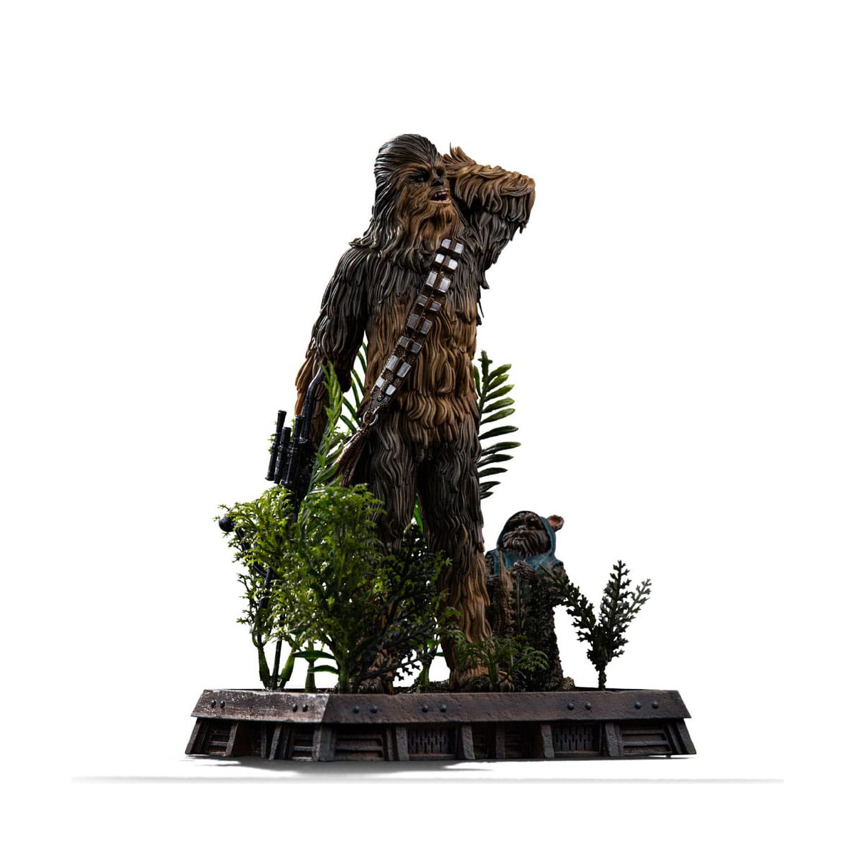 Iron Studios Star Wars - Chewbacca e Tokkat Art Scale 1/10 - Il ritorno dello Jedi