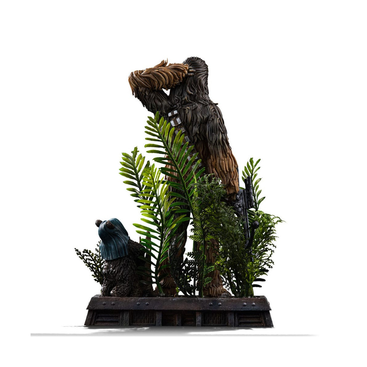 Iron Studios Star Wars - Chewbacca e Tokkat Art Scale 1/10 - Il ritorno dello Jedi