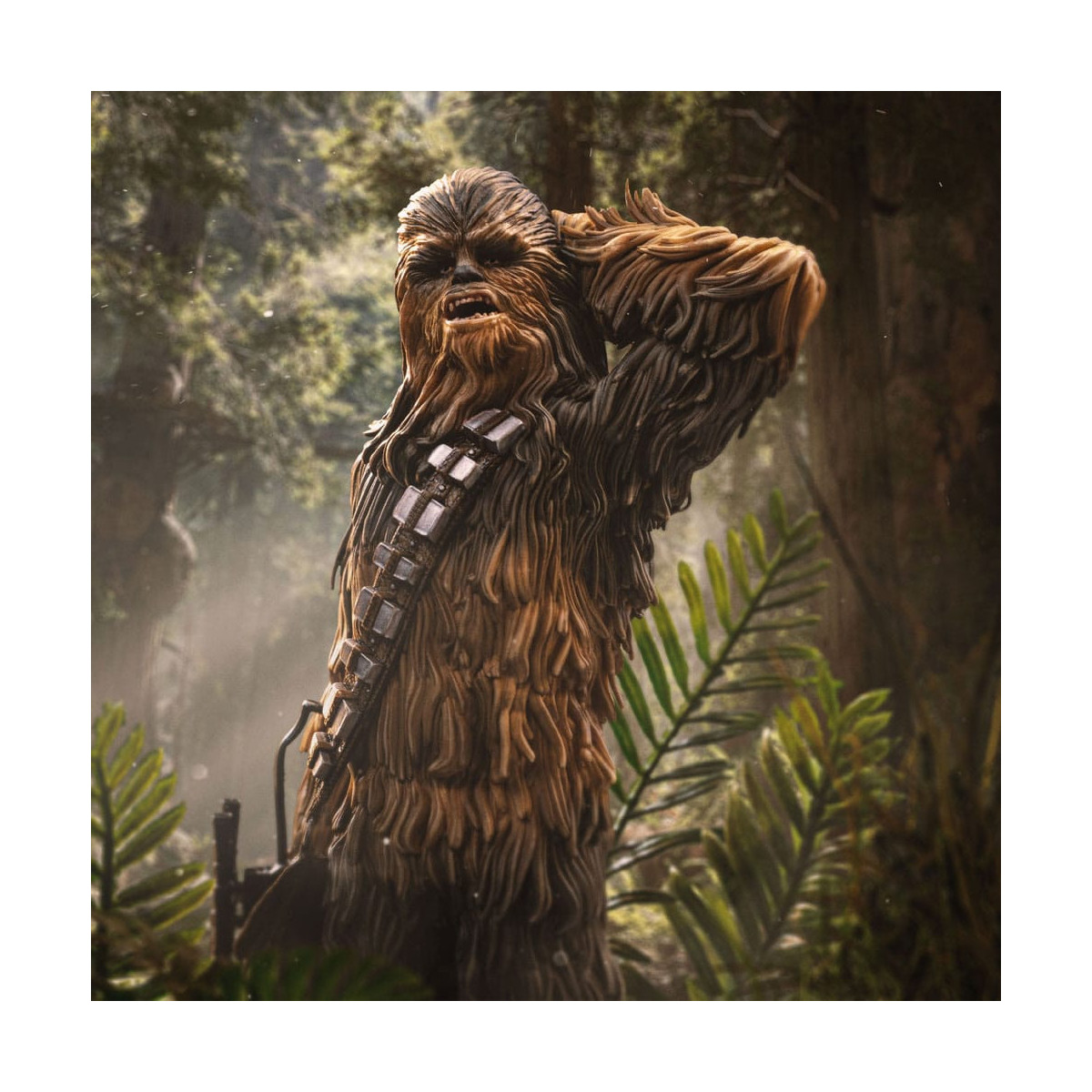 Iron Studios Star Wars - Chewbacca e Tokkat Art Scale 1/10 - Il ritorno dello Jedi