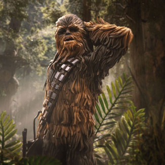 Iron Studios Star Wars - Chewbacca e Tokkat Art Scale 1/10 - Il ritorno dello Jedi