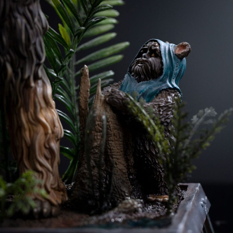 Iron Studios Star Wars - Chewbacca e Tokkat Art Scale 1/10 - Il ritorno dello Jedi
