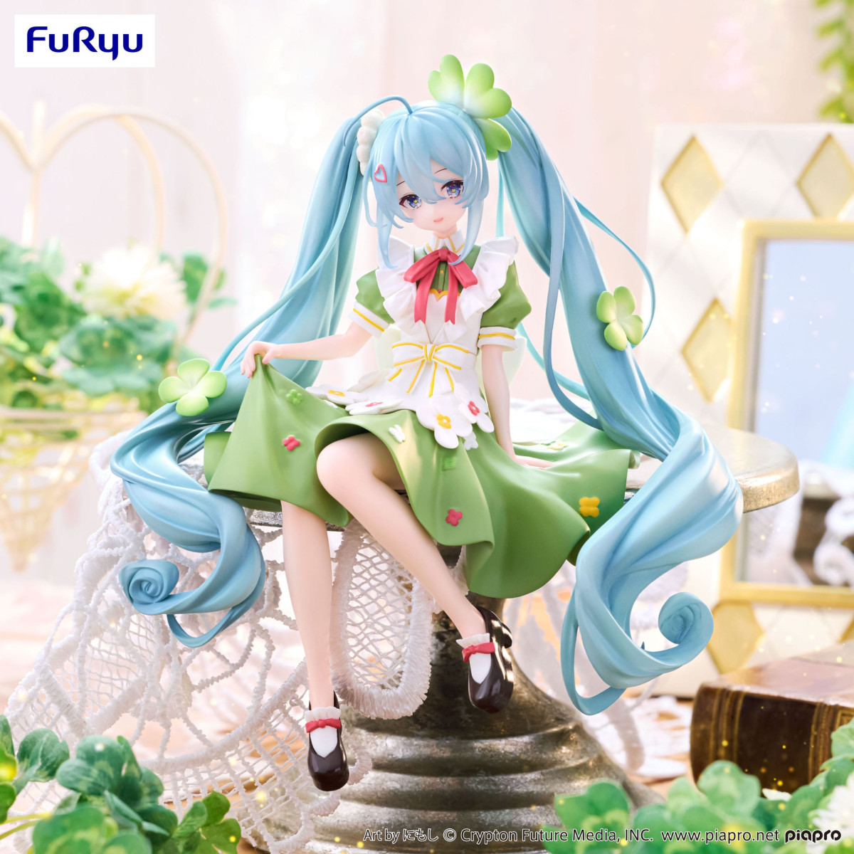 Furyu - HATSUNE MIKU FLOWER FAIRY CLOVER Version - Tappo per tagliatelle